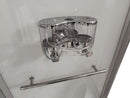 Mazur MO-08150S WEISSE SPA-Badezimmerkabine mit Hydromassage- und Dampfsaunafunktion 150 x 150 x 220 cm