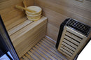 Mazur MO-1752B RECHTES TRIO, Trockensauna, Dampfsauna und Duschkabine 180 x 110 x 223 cm