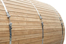 Mazur MO-2130 Gartensauna, Fass 300 cm x Ø 210 cm