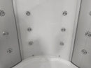Mazur MO-08150S WEISSE SPA-Badezimmerkabine mit Hydromassage- und Dampfsaunafunktion 150 x 150 x 220 cm