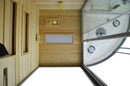 Mazur MO-1751W RECHTES TRIO, Trockensauna, Dampfsauna und Duschkabine 180 x 110 x 223 cm