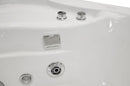 Mazur MO-08150S Schwarze Spa-Badezimmerkabine mit Hydromassage- und Dampfsaunafunktion, 150 x 150 x 220 cm