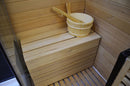 Mazur MO-1752B RECHTES TRIO, Trockensauna, Dampfsauna und Duschkabine 180 x 110 x 223 cm