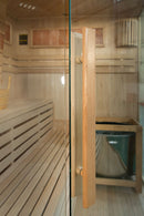 Mazur MO-EA3CS Trockensauna mit HARVIA 6 kW Heizgerät, Salzstein und Wandisolierung 150 x 150 x 200 cm