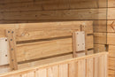 Mazur MO-2130 Gartensauna, quadratisch, 210 x 300 x 210 cm