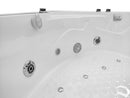 Mazur MO-08135S Kabinen-SPA-Badezimmerbadewanne mit Hydromassage- und Dampfsaunafunktion 135 x 135 x 220 cm