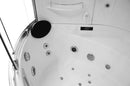 Mazur MO-1549 Kabinenbadezimmer Badewanne SPA mit Hydromassage 135 x 135 x 220 cm