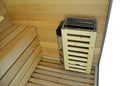 Mazur MO-1751W RECHTES TRIO, Trockensauna, Dampfsauna und Duschkabine 180 x 110 x 223 cm