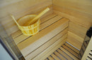 Mazur MO-1751W RECHTES TRIO, Trockensauna, Dampfsauna und Duschkabine 180 x 110 x 223 cm