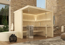 Butenas LauraLine® Innensauna Design MIA Glas über Eck