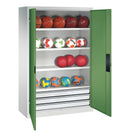 C+P Sportgeräteschrank Sport, 1950x1200x500mm, 7035/5010