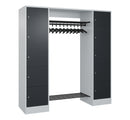 C+P Offene Garderobe, H1950xB1870xT480mm