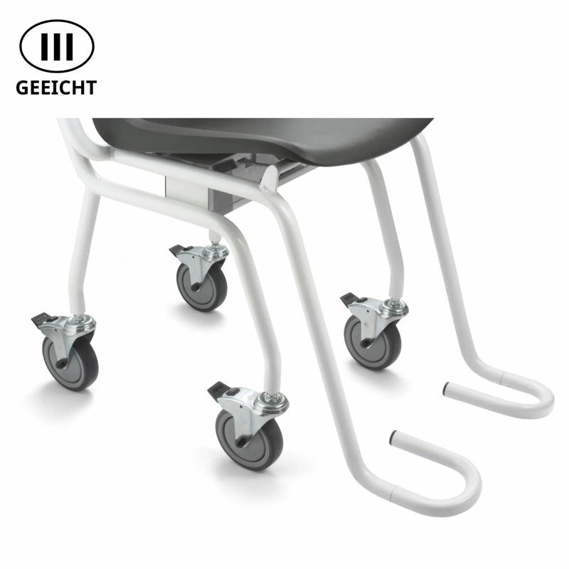 ADE MEDICAL GEEICHTE STUHLWAAGE MIT LENKROLLEN | M400020/-01
