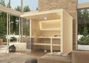 Butenas LauraLine® Innensauna Design MIA Glas über Eck