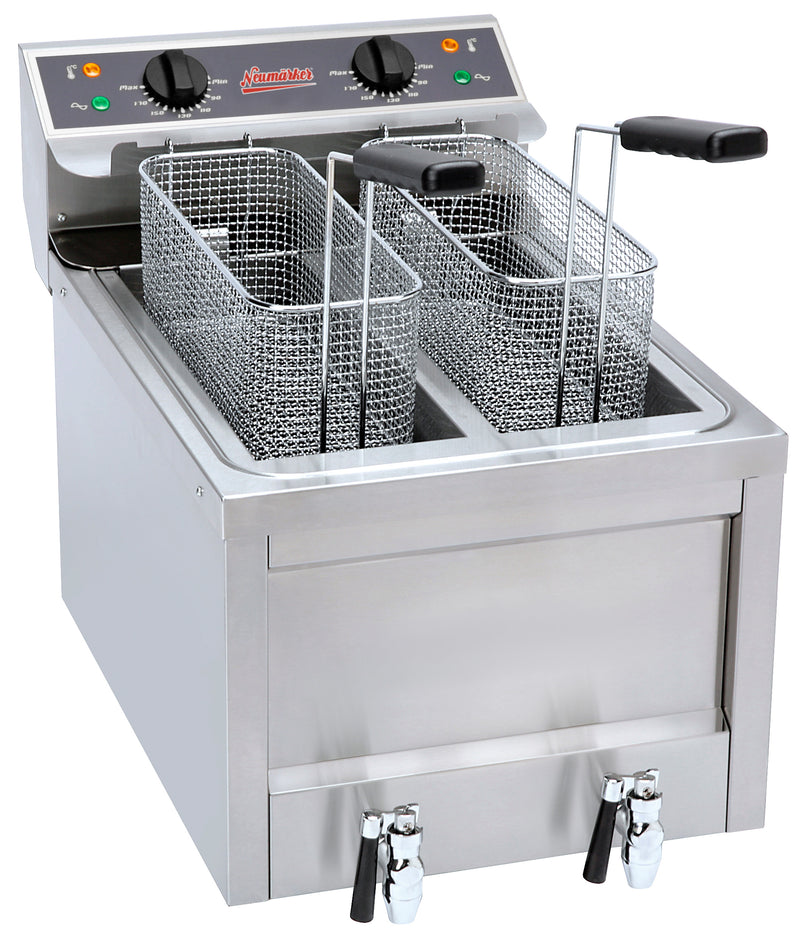 Neumärker Fritteuse Dual 2x 8 Liter