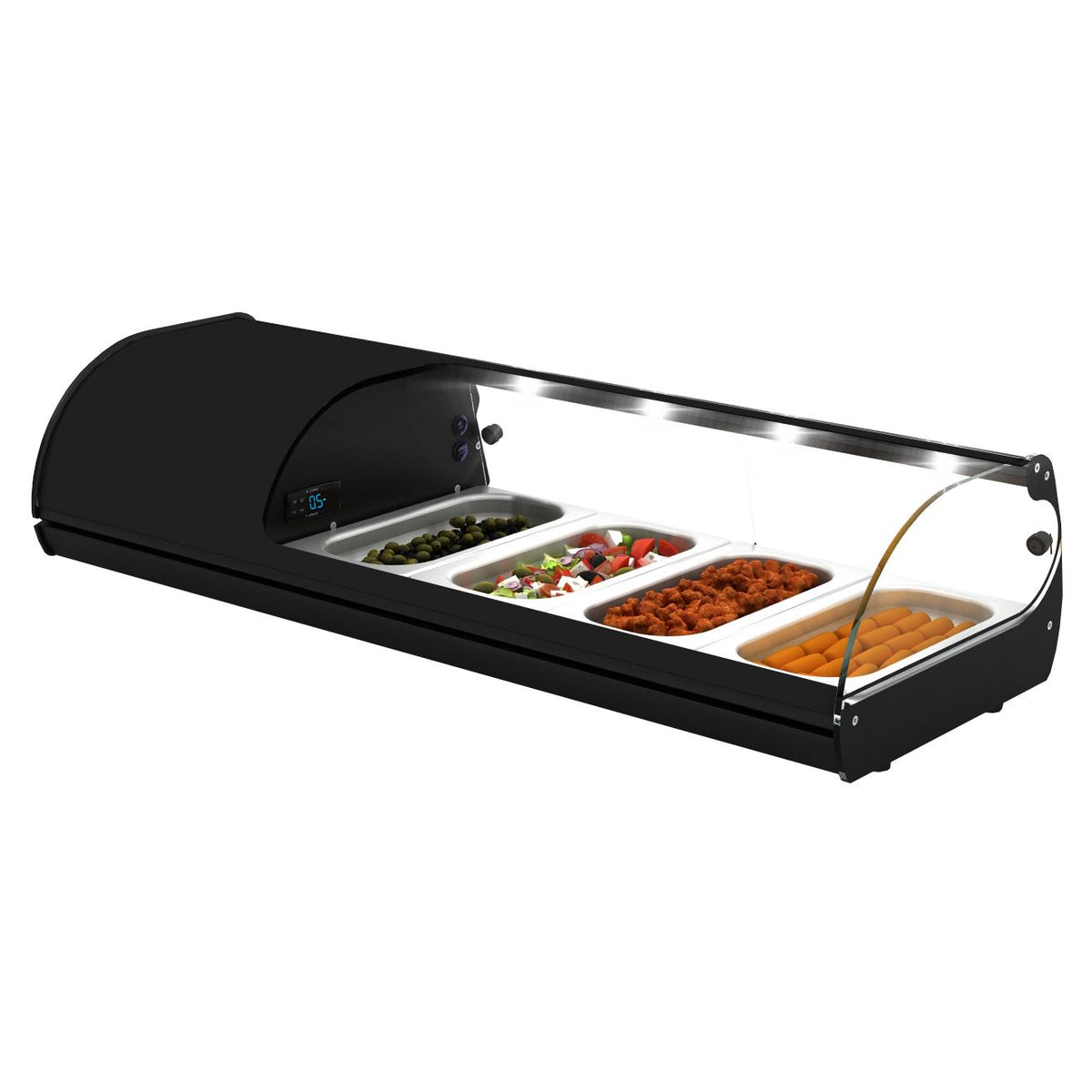 Neumärker Royal Cooling Tapas 4 | Kompressor links | 4x GN 1/3 x 40 mm