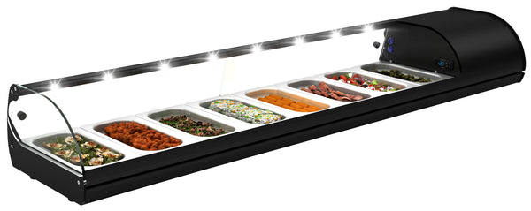 Neumärker Royal Cooling Tapas 8 | Kompressor rechts | 8x GN 1/3 x 40 mm
