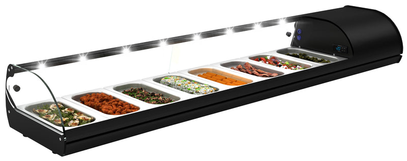 Neumärker Royal Cooling Tapas 8 | Kompressor rechts | 8x GN 1/3 x 40 mm