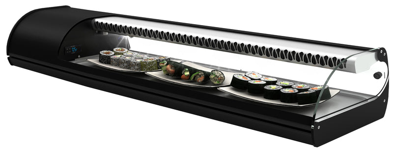 Neumärker Royal Cooling Sushi 8 | Kompressor links | 8x GN 1/3 x 40 mm