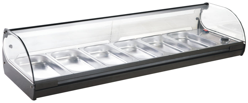 Neumärker Warmhaltevitrine Cristal 6 | 6x GN 1/3 x 40 mm