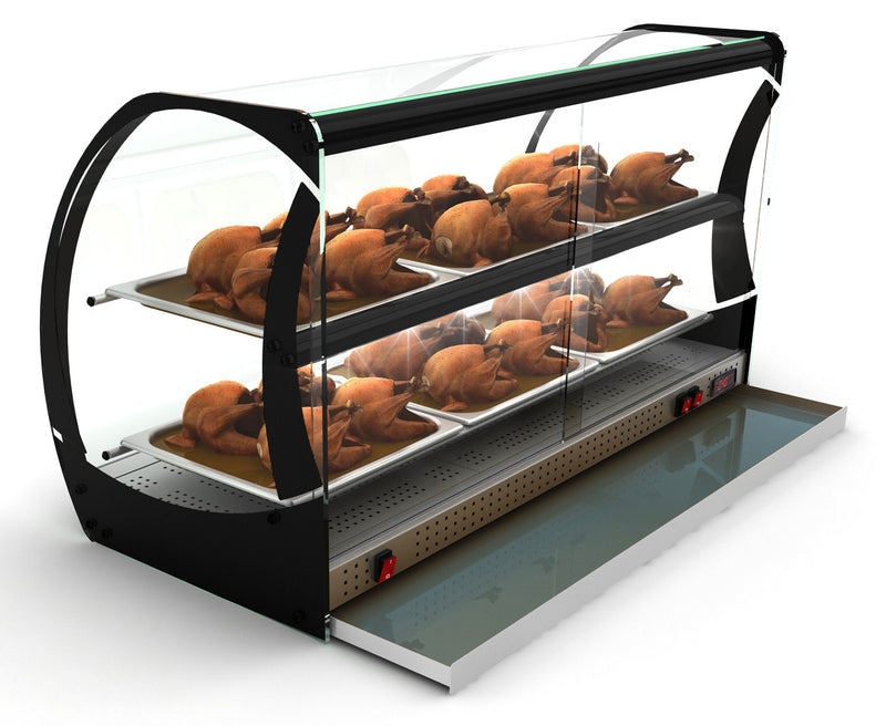 Neumärker Warmhaltevitrine Honda | 6x 2/3 GN x 20 mm