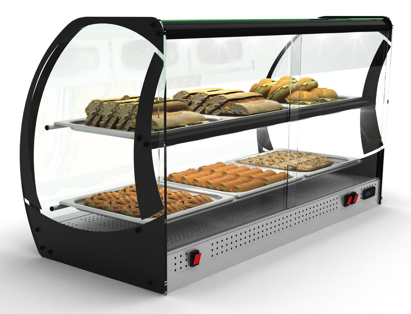 Neumärker Warmhaltevitrine Honda | 6x 2/3 GN x 20 mm