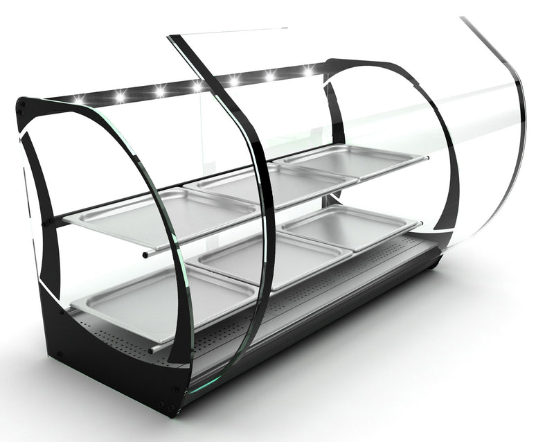 Neumärker Warmhaltevitrine Honda | 6x 2/3 GN x 20 mm