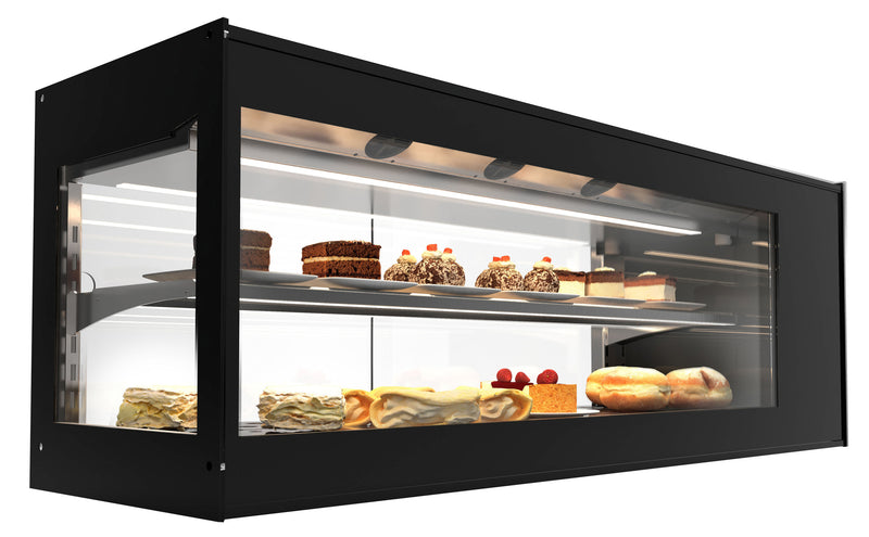 Neumärker Aufsatzkühlvitrine Logic Plus 6P | 2 Ebenen | Flacher Boden