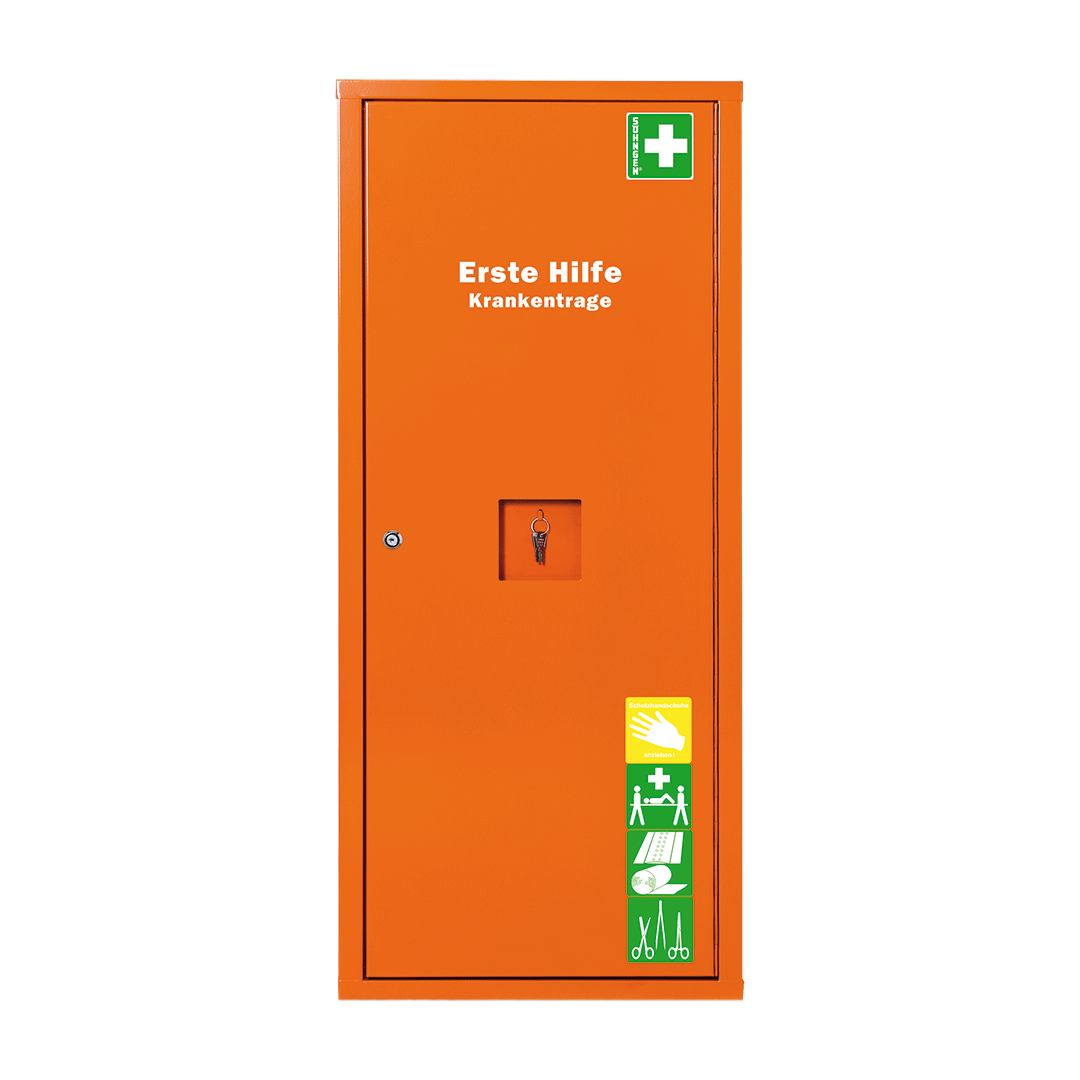 Söhngen ANBAUSAFE Erste-Hilfe-Trage gefüllt orange