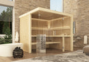 Butenas LauraLine® Innensauna Design MIA Glas über Eck