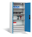 C+P Akkuladeschrank Serie 89, H1950xB930xT500mm