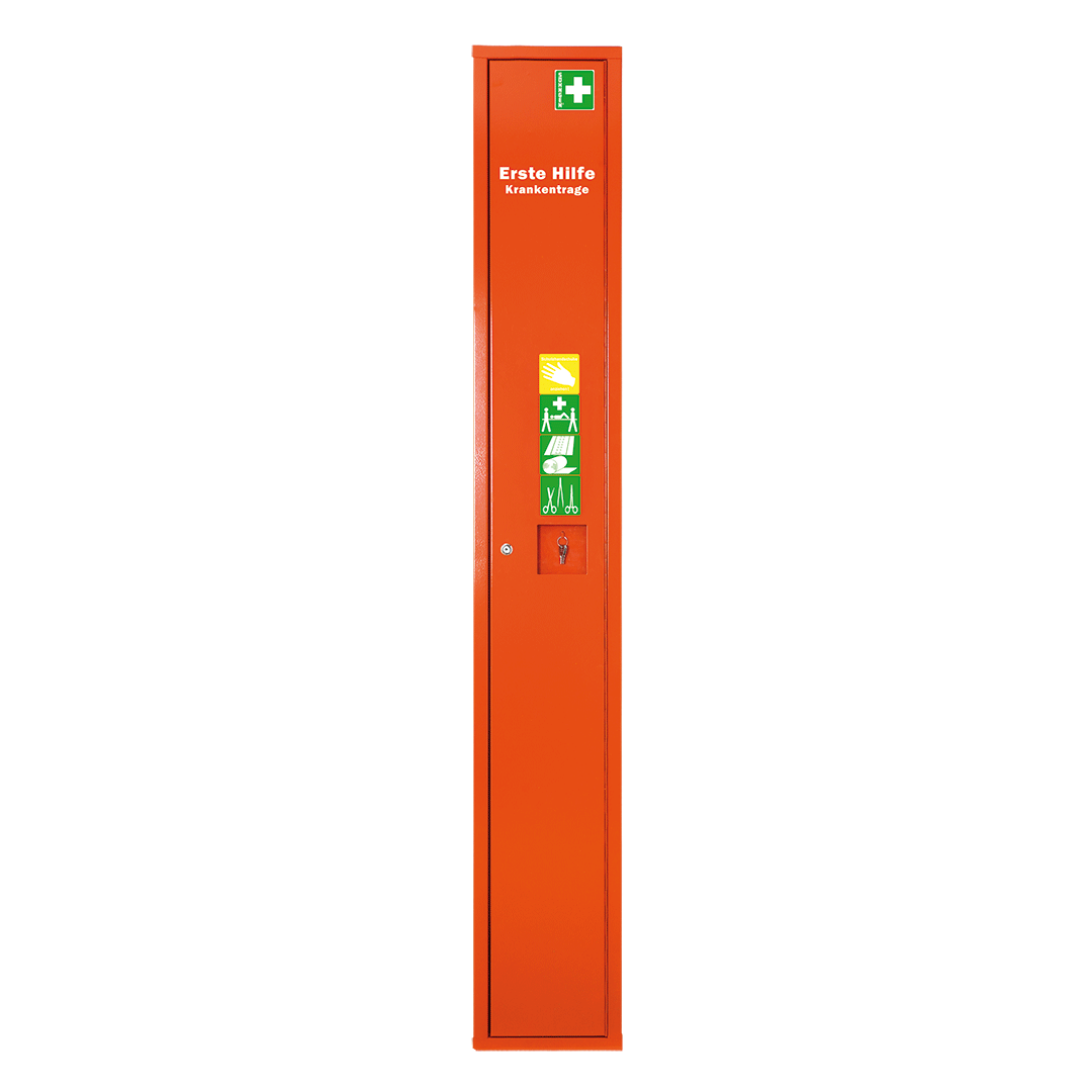 Söhngen Stehschrank Erste-Hilfe-Trage orange