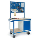 Rollcart Werkstattwagen mit Stahlschrank 2xLochplatten 1150x700