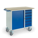 Rollcart Werkstattwagen 6 Schubladen 1 Stahlschrank 1111x600