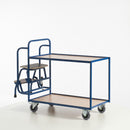 Rollcart Tischwagen mit 2 Trittstufen (2 Etagen) 990x590