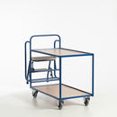 Rollcart Tischwagen mit 2 Trittstufen (2 Etagen) 990x590