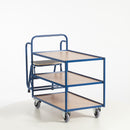 Rollcart Tischwagen mit 2 Trittstufen (3 Etagen) 990x590