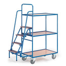 Rollcart Tischwagen mit 4 Trittstufen (3 Etagen) 990x590