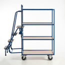 Rollcart Tischwagen mit 4 Trittstufen (4 Etagen) 990x590