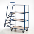 Rollcart Tischwagen mit 4 Trittstufen (4 Etagen) 990x590