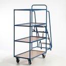 Rollcart Tischwagen mit 4 Trittstufen (4 Etagen) 990x590