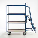 Rollcart Tischwagen mit 4 Trittstufen (4 Etagen) 990x590