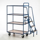 Rollcart Tischwagen mit 4 Trittstufen (4 Etagen) 990x590