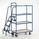 Rollcart Tischwagen mit 4 Trittstufen (4 Etagen) 990x590