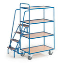 Rollcart Tischwagen mit 4 Trittstufen (4 Etagen) 990x590