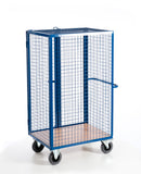 Rollcart Gitter-Schrankwagen mit Stangenverschluss 1385x880