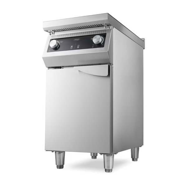 MAXIMA Gastro Induktionsherd - 2 Brenner - 70 cm Tief - mit Ständer - Gebraucht