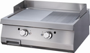 MAXIMA Gastro Heavy Duty Grillplatte - Halb Gerillt - Doppeleinheit - 70 cm Tief - Gas