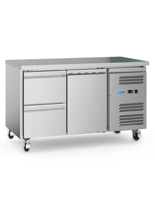 MAXIMA Gastro Kühltisch - 314 l - 136 cm - 2 Türen
