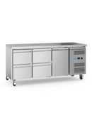 MAXIMA Gastro Kühltisch - 465 l - 180 cm - 3 Türen